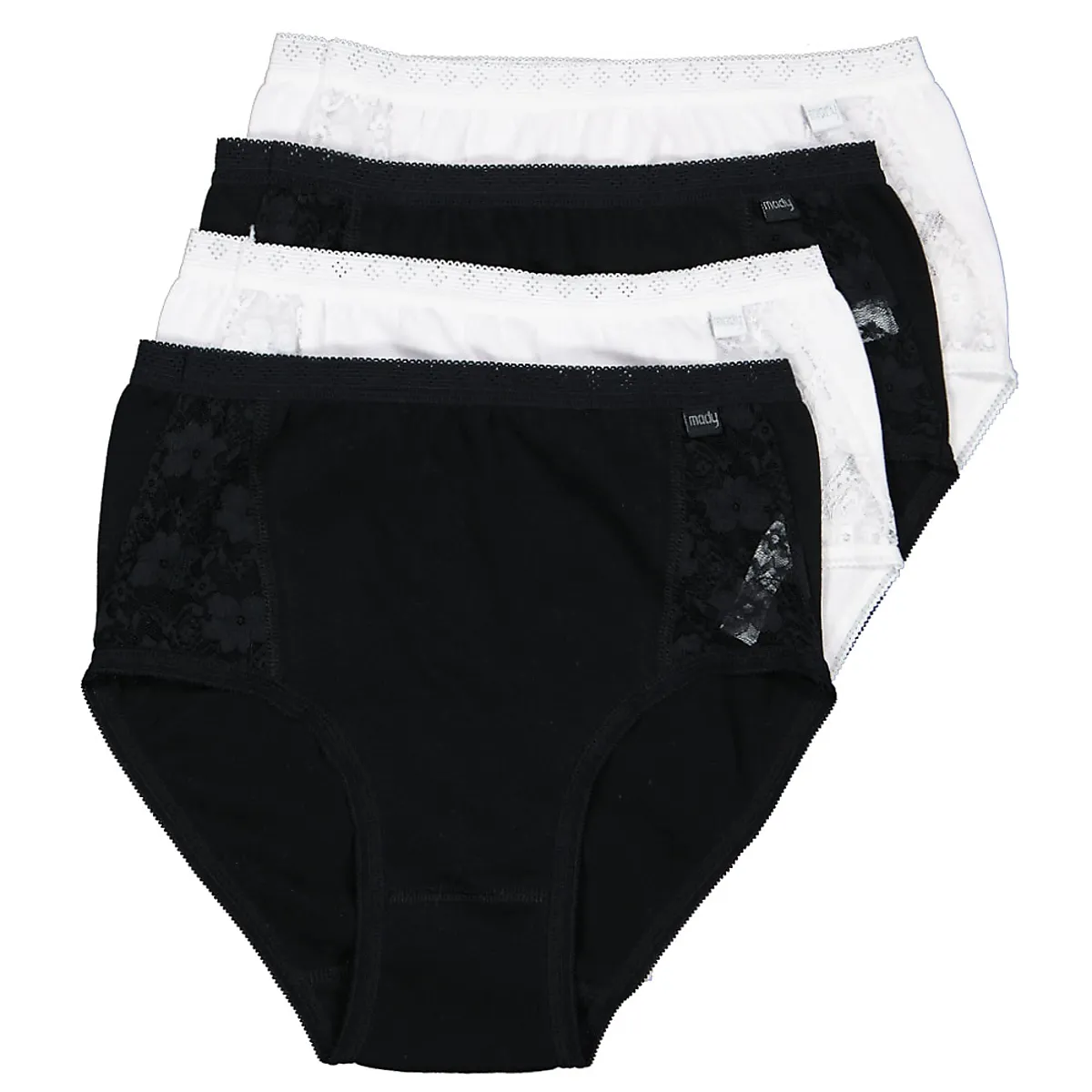 Mady Cuecas de cintura subida - Preto
