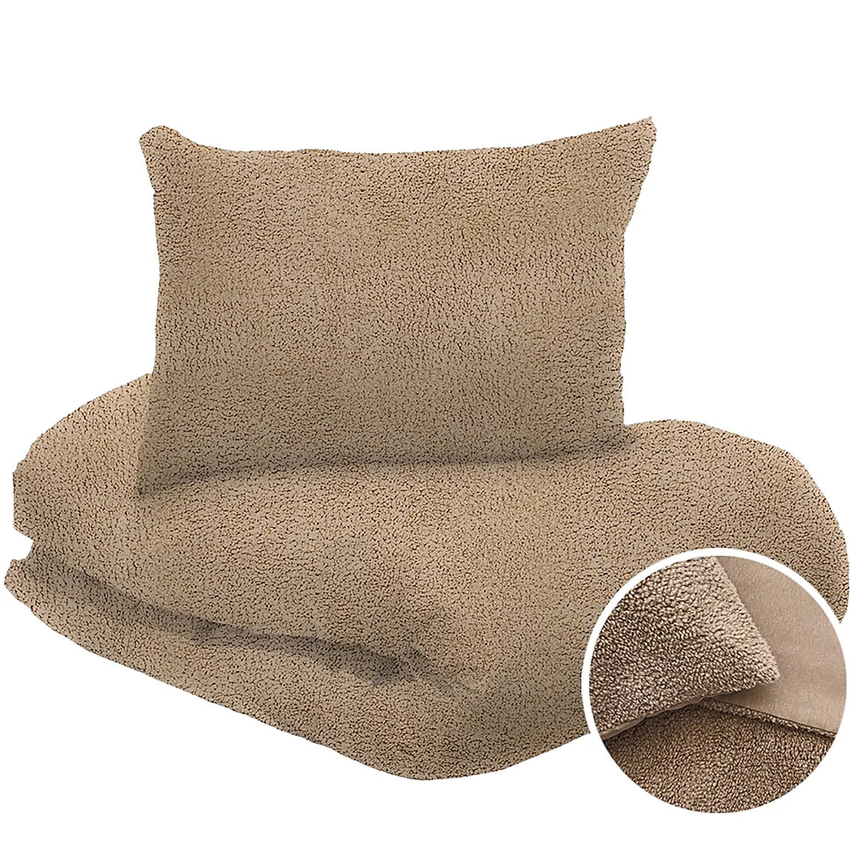 Housse de couette - Marron