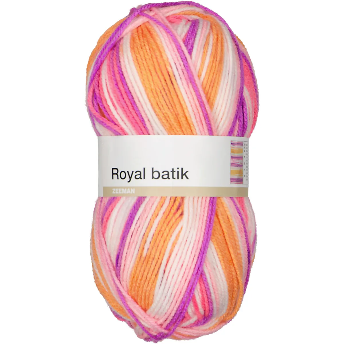Royal batik Fil à tricoter - Orange