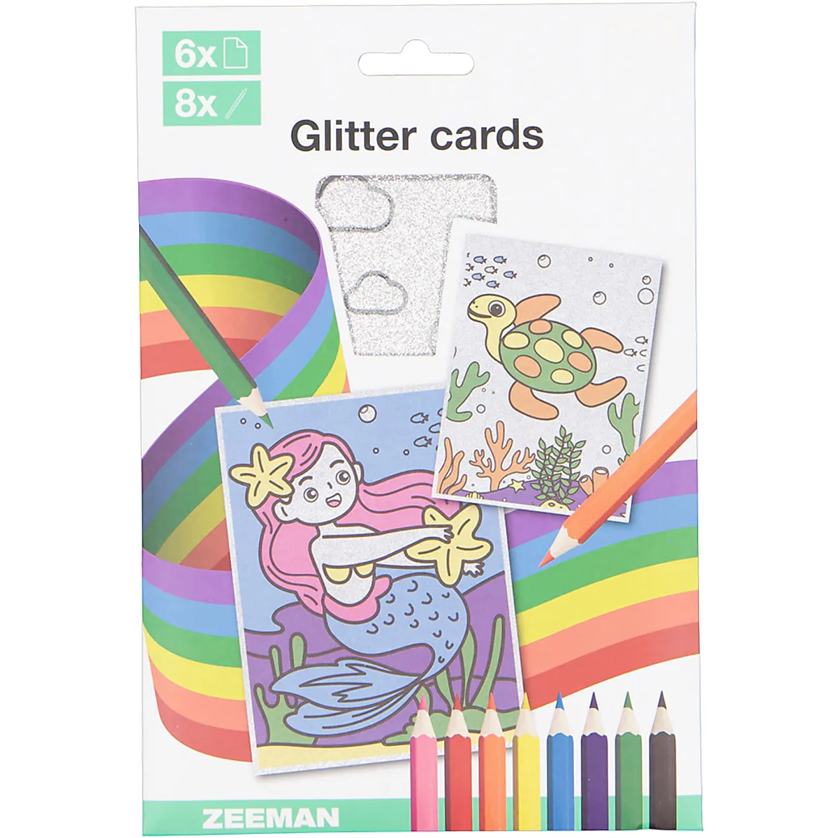 Magische kraskaart - Multi-color