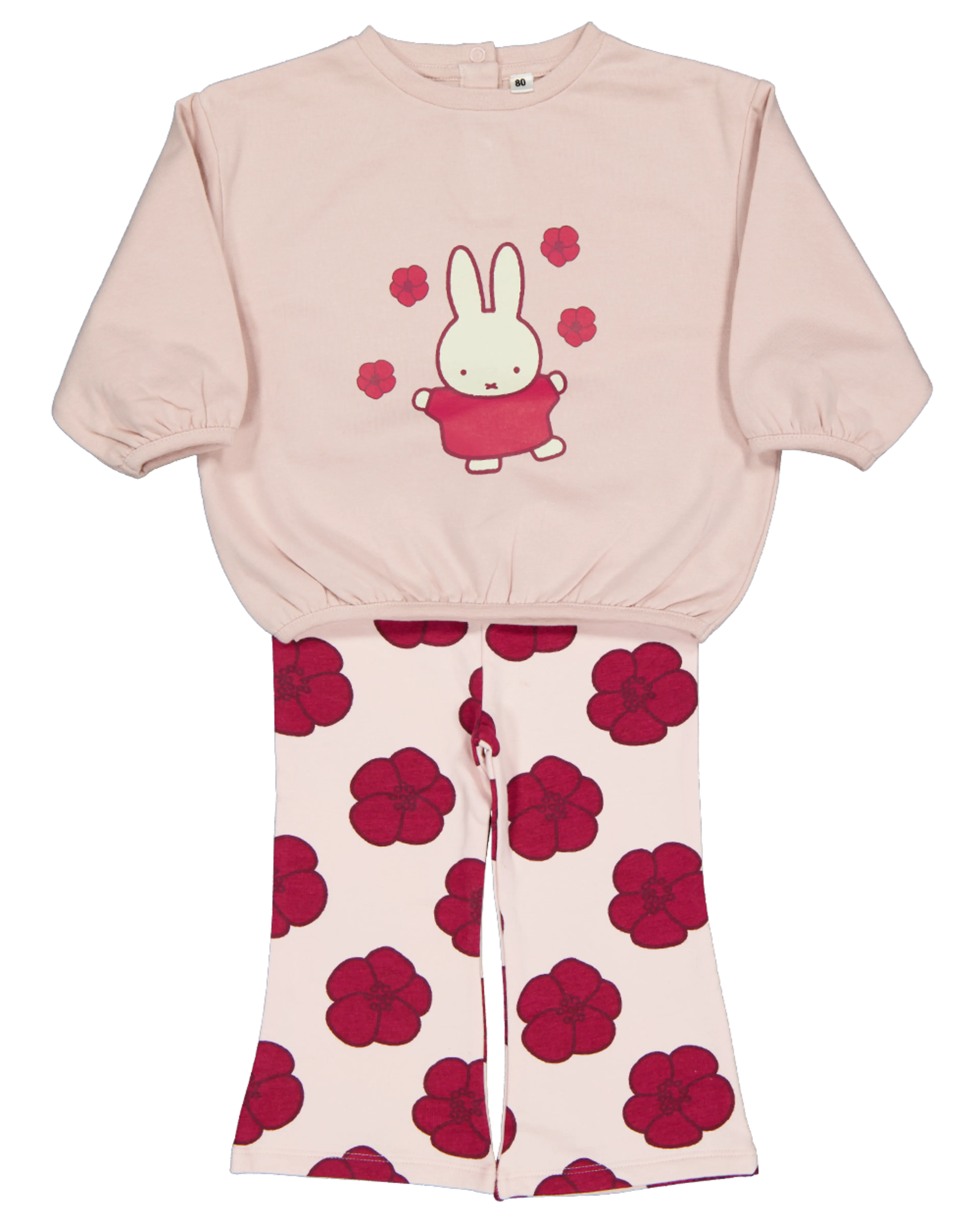 Kledingset sweater en legging - Roze