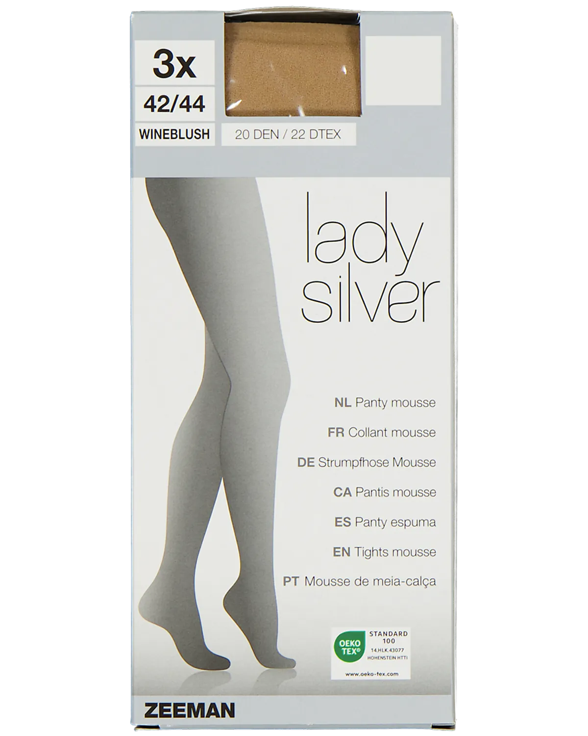 Lady silver Collants - Wineblush